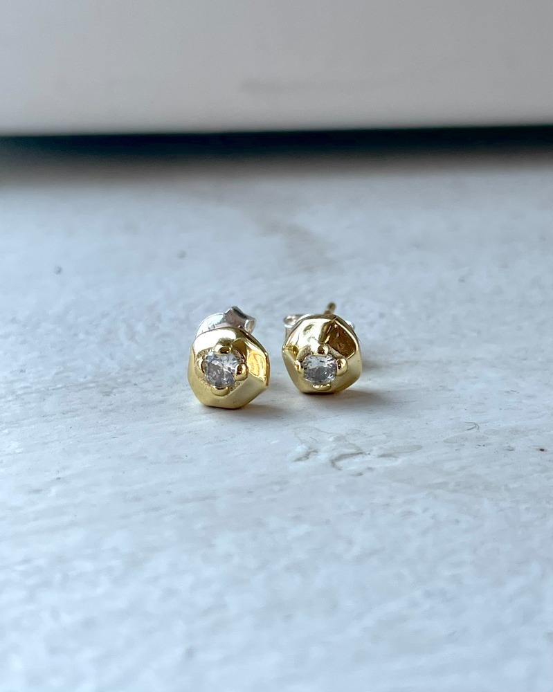 [Silver925]Stone Mini Earring