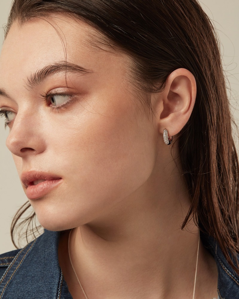 Pave Onetouch Earring