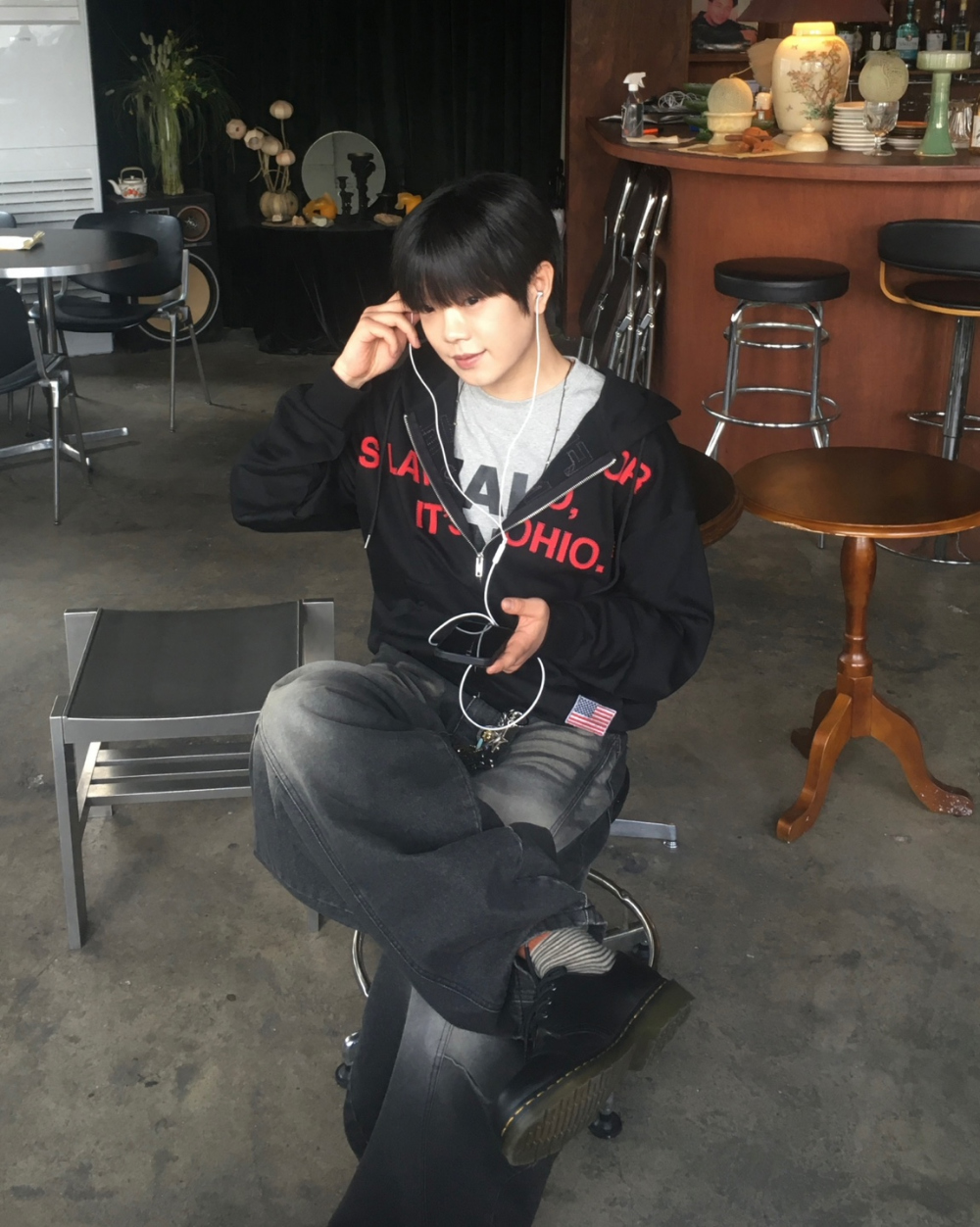 재킷 모델 착용 이미지-S205L33