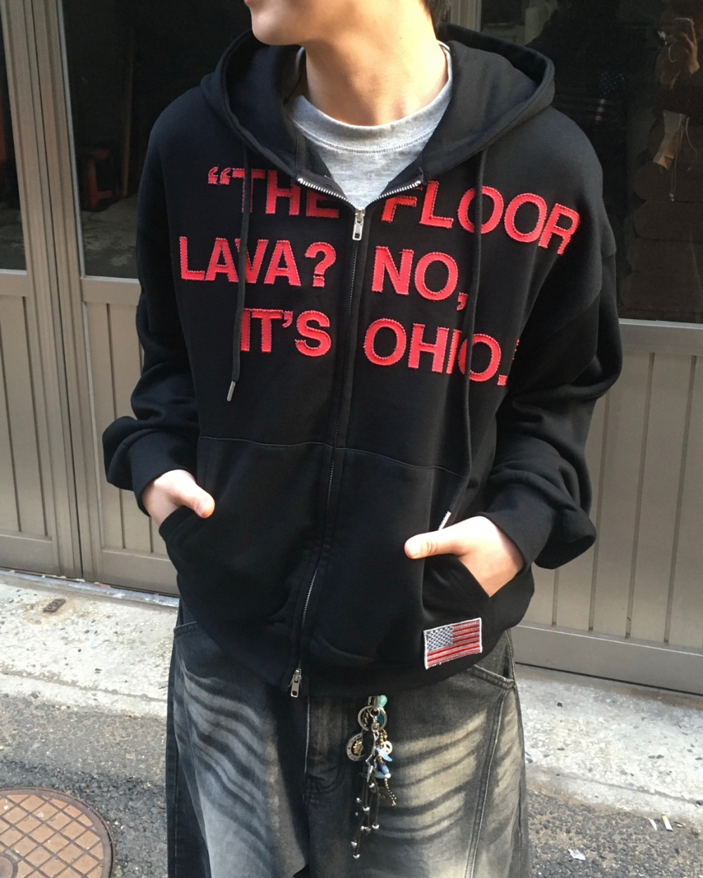 재킷 모델 착용 이미지-S205L22