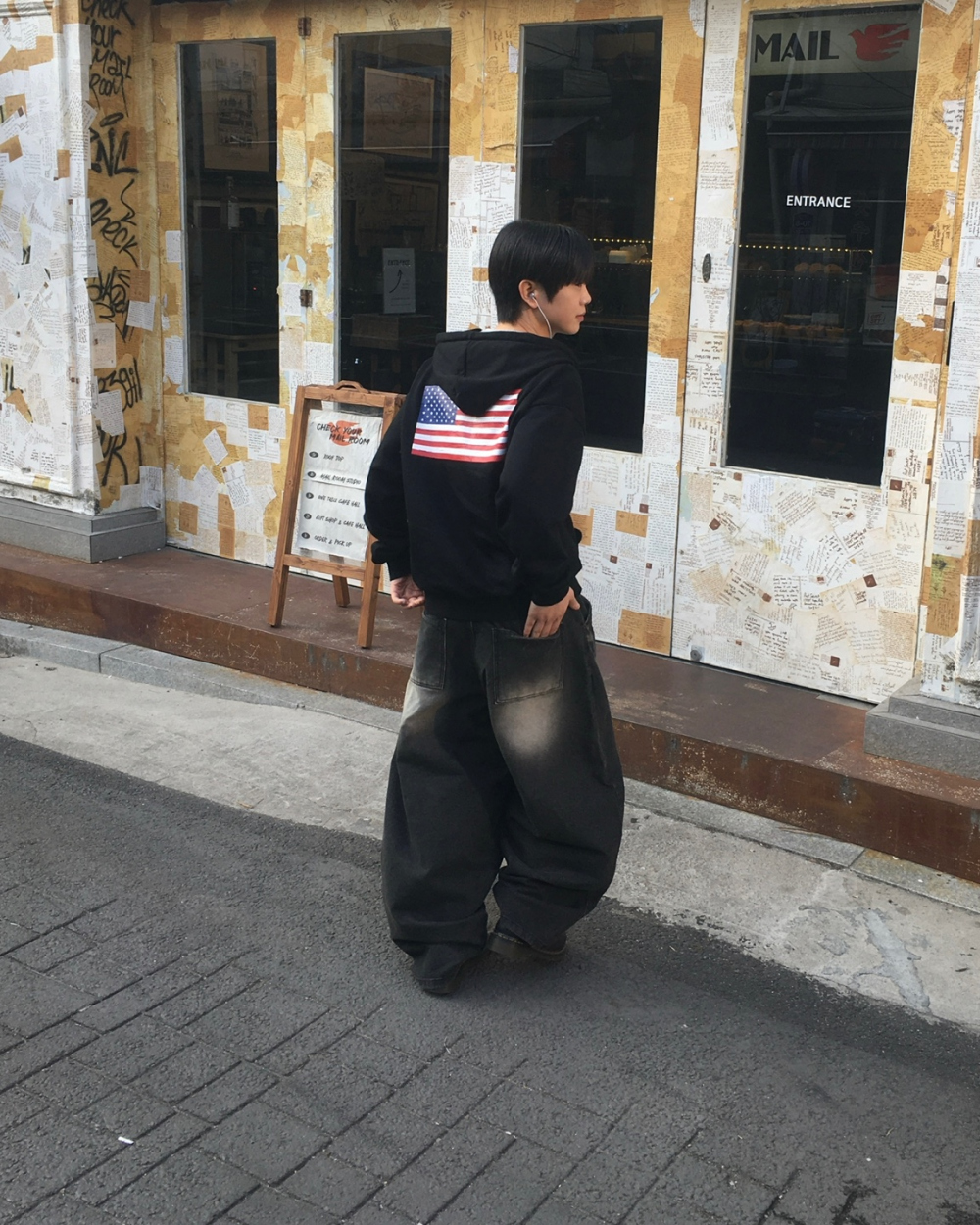 재킷 모델 착용 이미지-S205L45