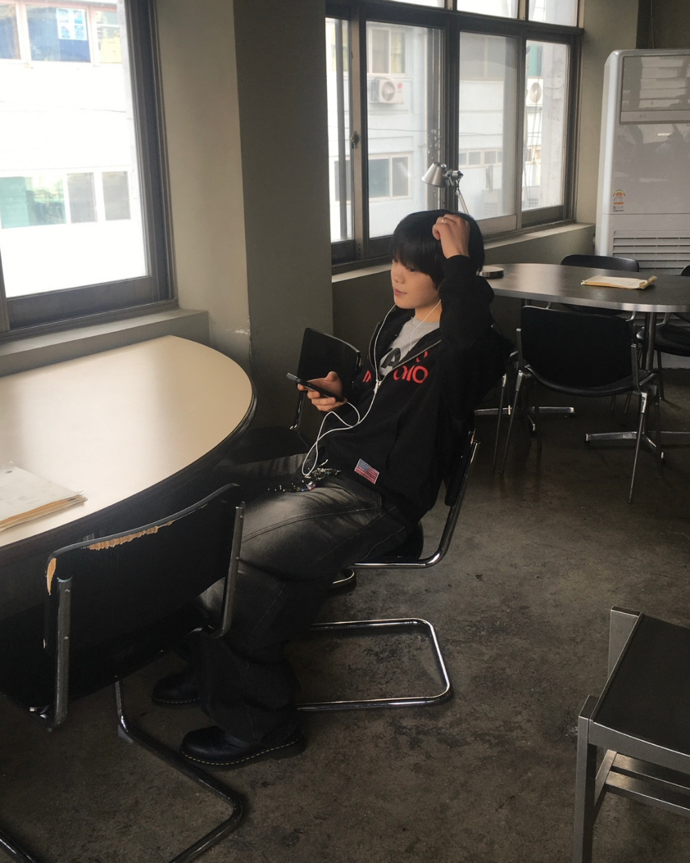 재킷 모델 착용 이미지-S205L35