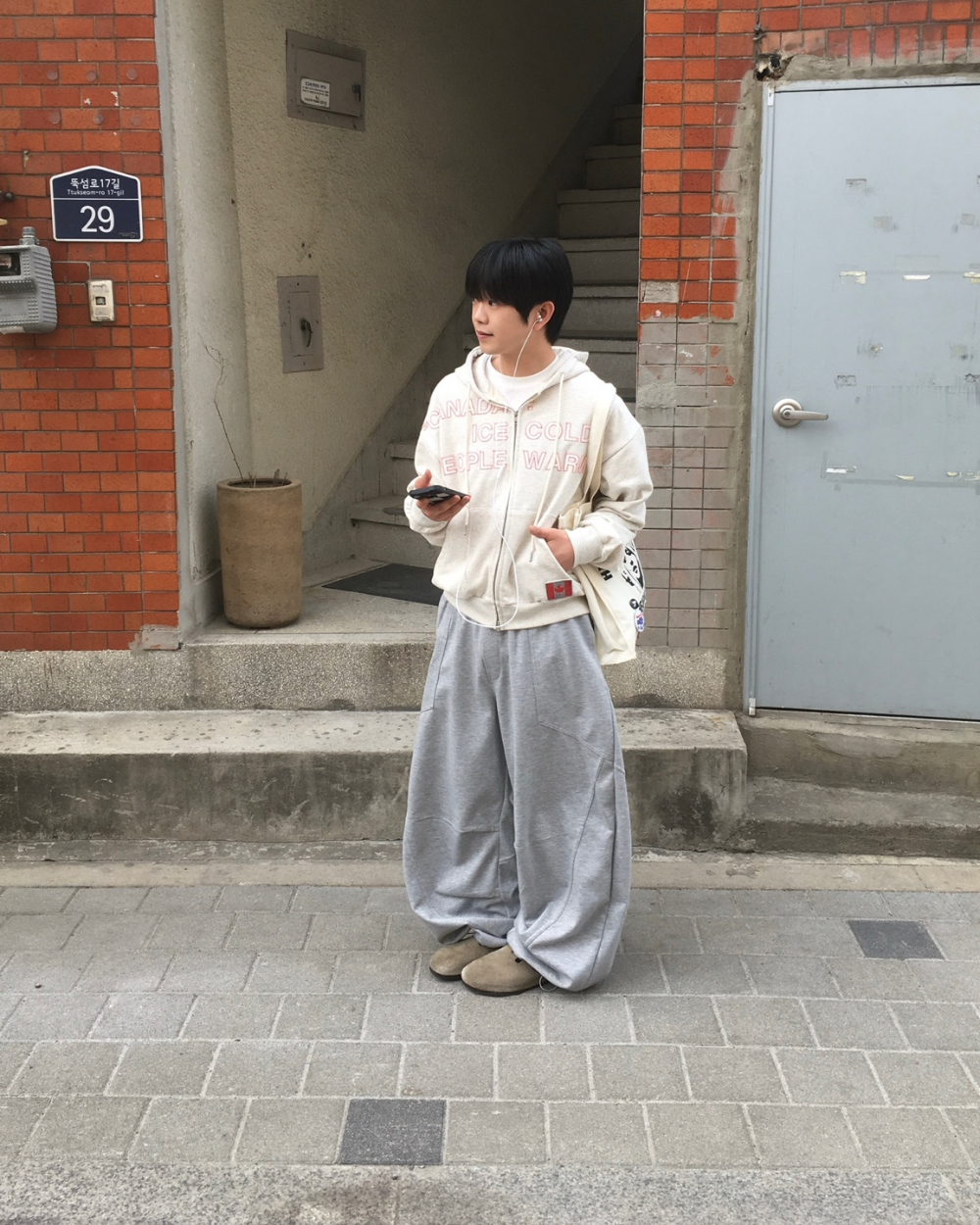 재킷 모델 착용 이미지-S205L10