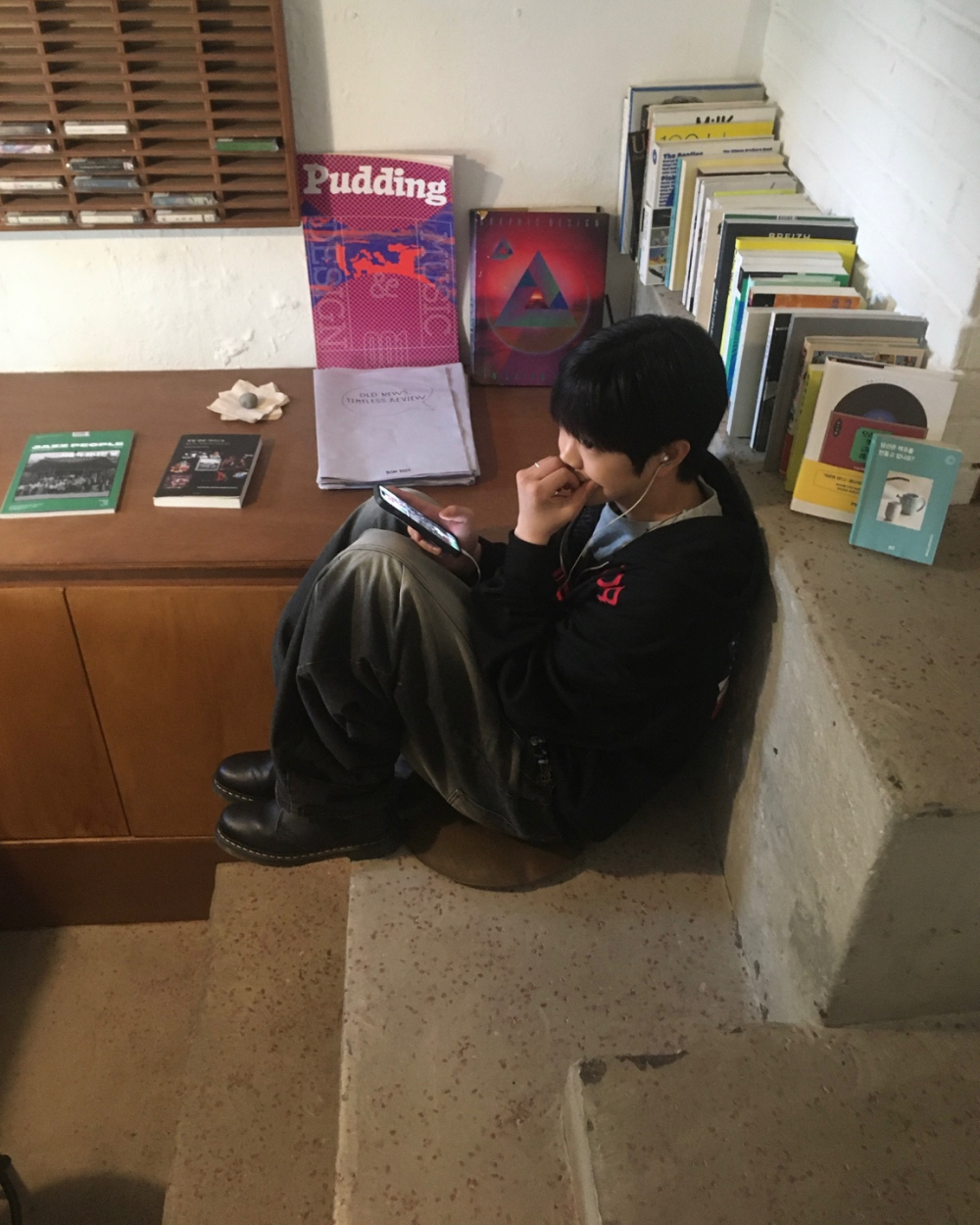 재킷 모델 착용 이미지-S205L40