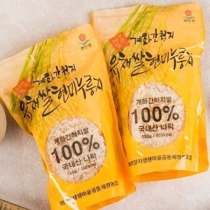[부안로컬] 계화간척지 유채쌀 현미 누룽지 세트(150g*10개)