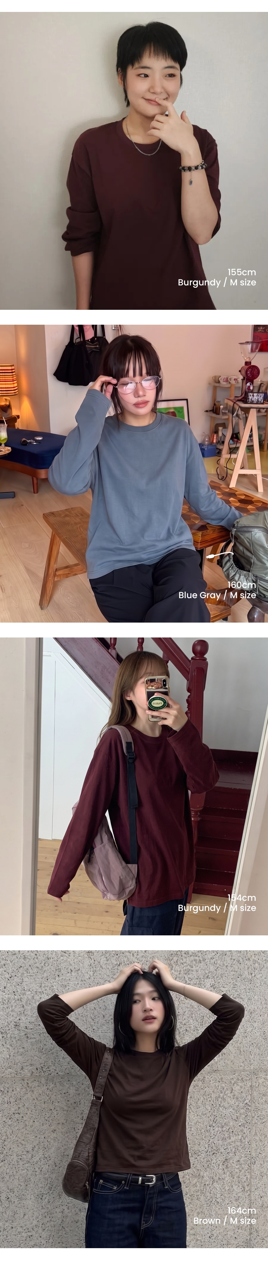 여성긴팔티,크롭긴팔,여자긴팔