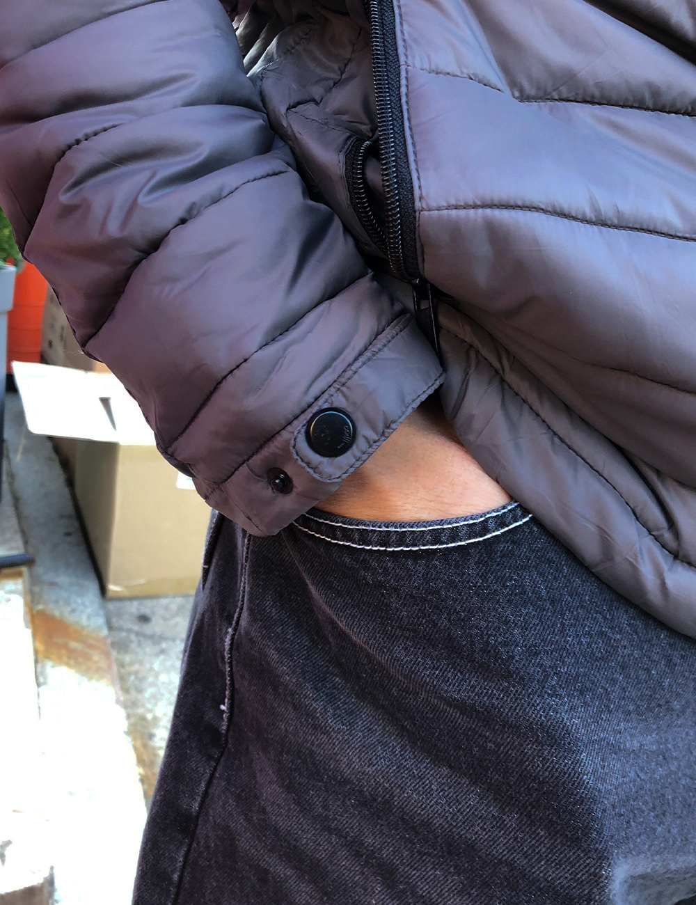 경량 남녀공용 숏 후드 패딩 3color 집업 자켓 상세 이미지 38