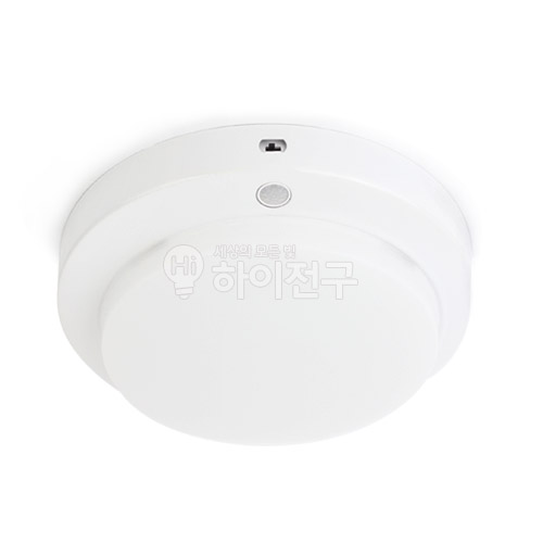 스마트 LED 센서등 원형 15W 유백 하이전구