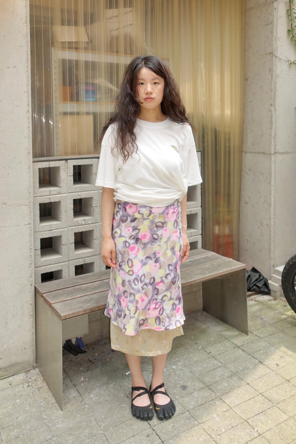 [nuuanu ] / ☆ Rugo Skirt / White SKIRTS