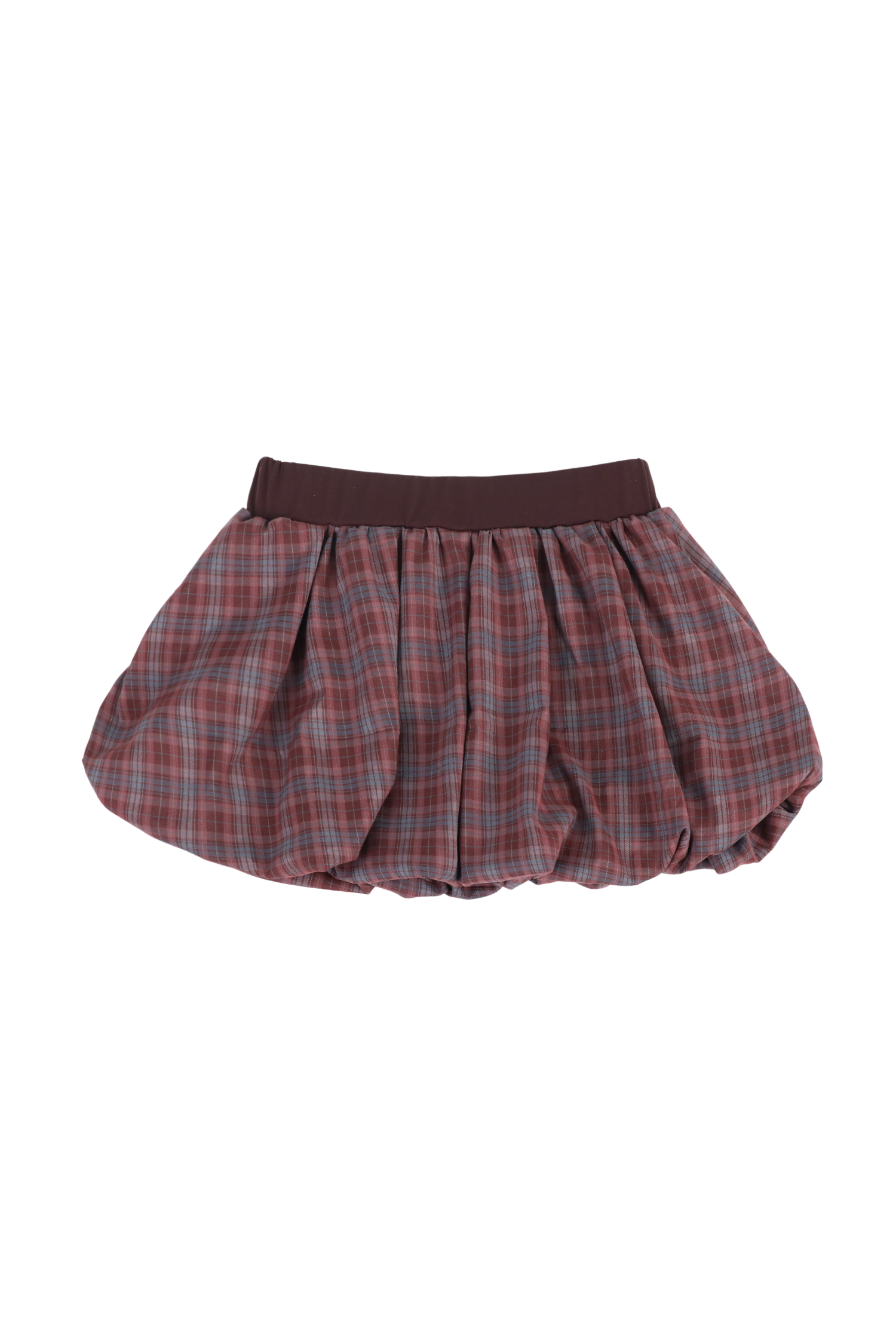 DARLING YOU ARE BAD] ROSY CHECK BALLOON SKIRT - DARLING YOU