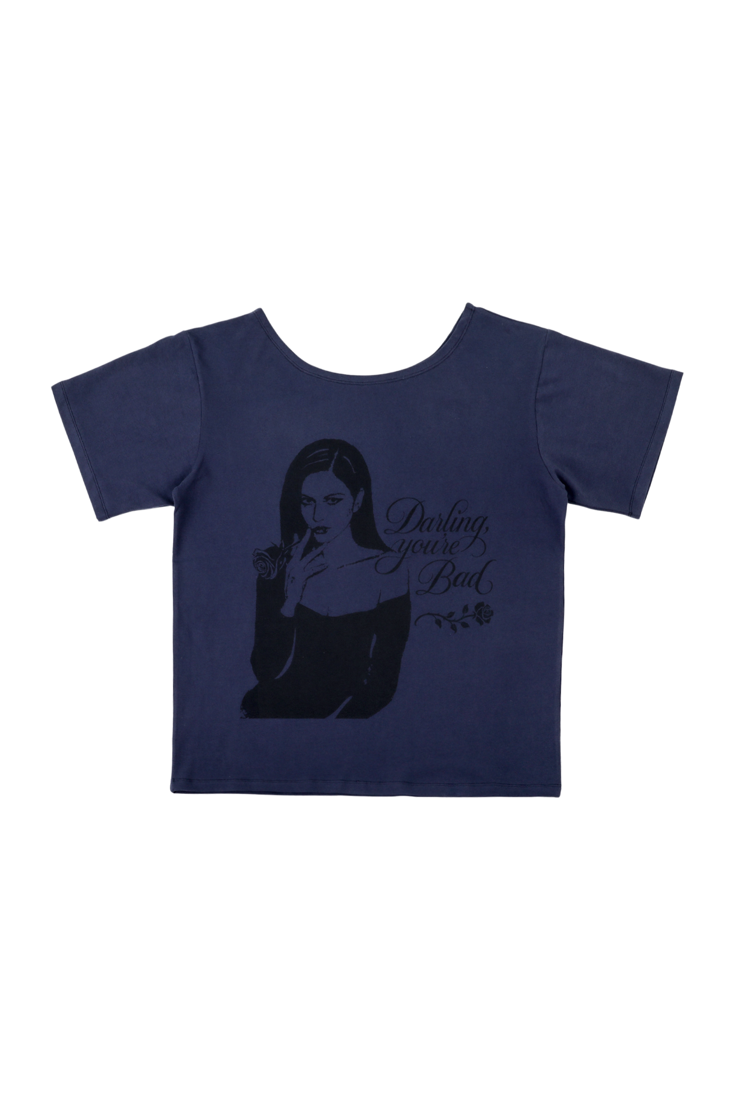 【Darling you're bad】25ss SMOKING ROSE TEE DARLING YOU ARE BAD] SMOKING ROSE TEE #BLACK – SellerWork