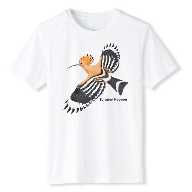 Birder 드라이라운드 후투티 기능성 T셔츠_White
