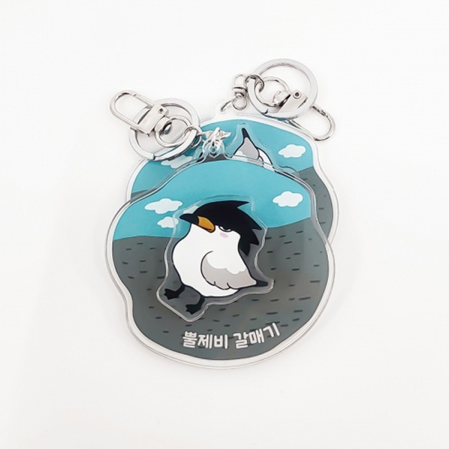 뿔제비갈매기 스피너 키링