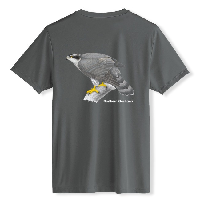 Birder 드라이 라운드 참매 기능성 T셔츠_Grey