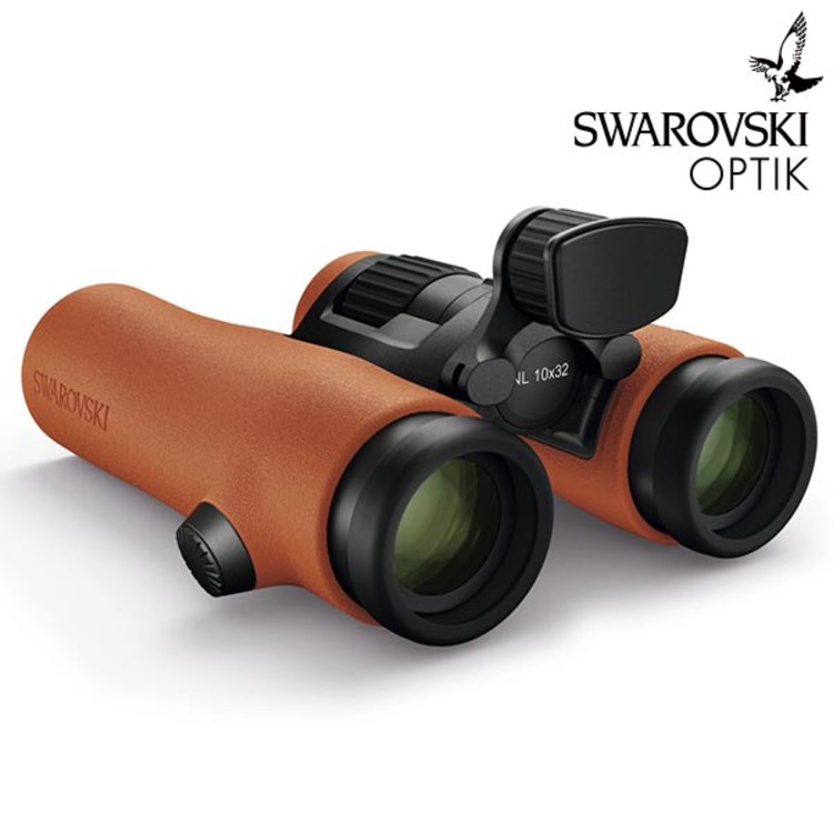 SWAROVSKI NL 퓨어 10x32 WB 번트 오렌지 쌍안경