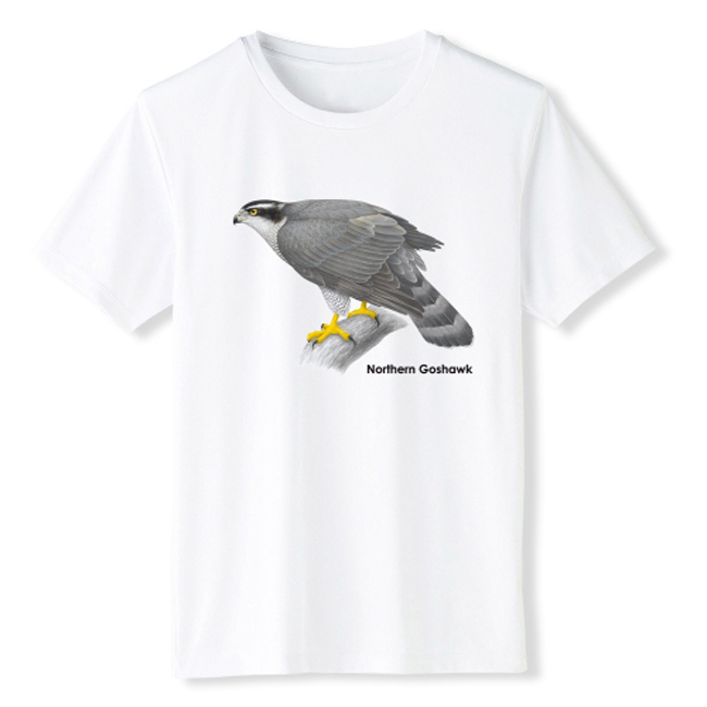 Birder 드라이 라운드 참매 기능성 T셔츠_White