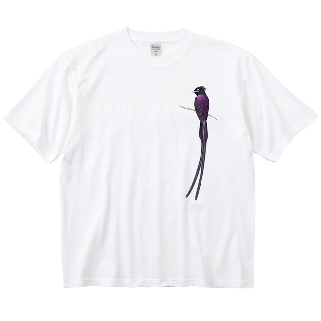 Birder 오버핏 긴꼬리딱새 면T셔츠