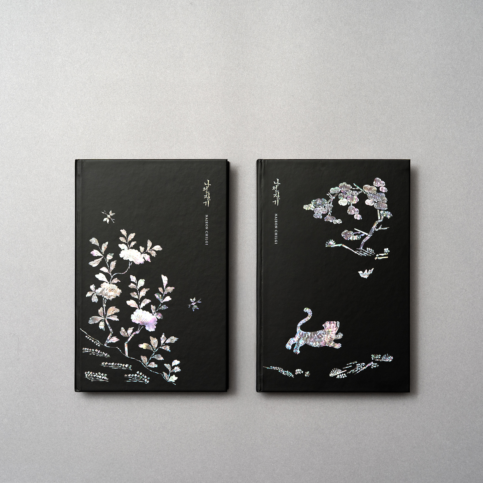 Mother-of-pearl lacquerware perpetual diary