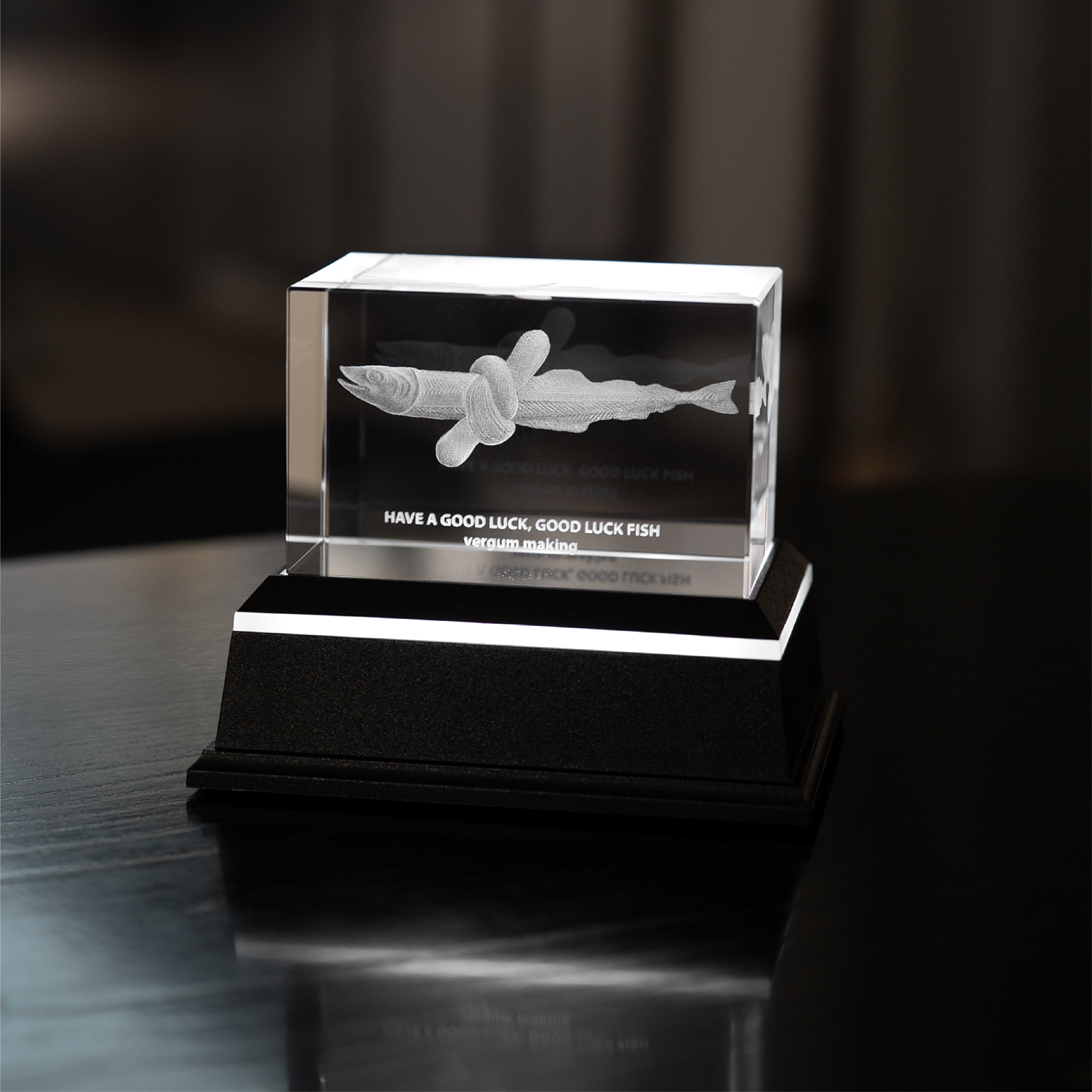 Crystal Good Luck Fish