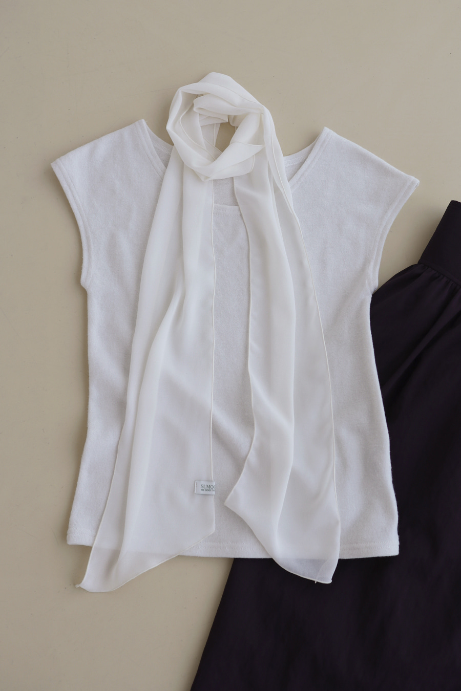 [2th Reorder] Love Scarf 022 / Cream - SUMOON