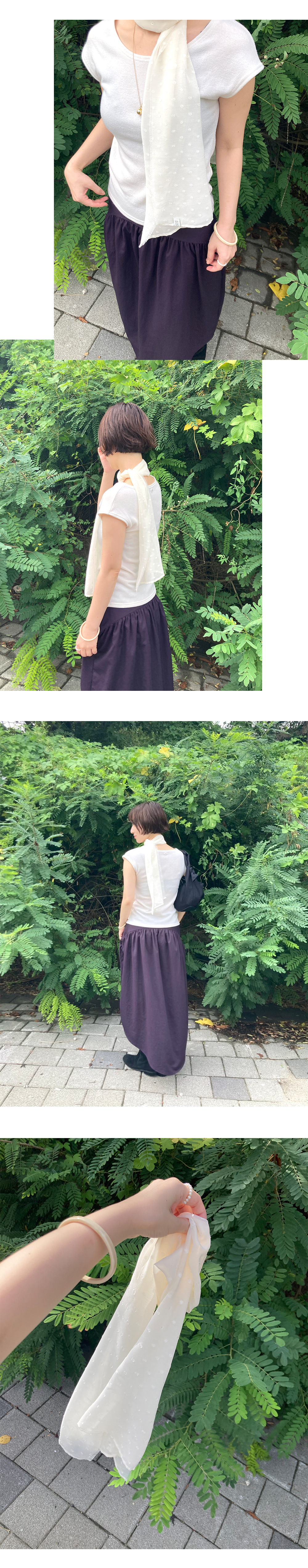 Sumoon Love Scarf 021 / Cream - SUMOON