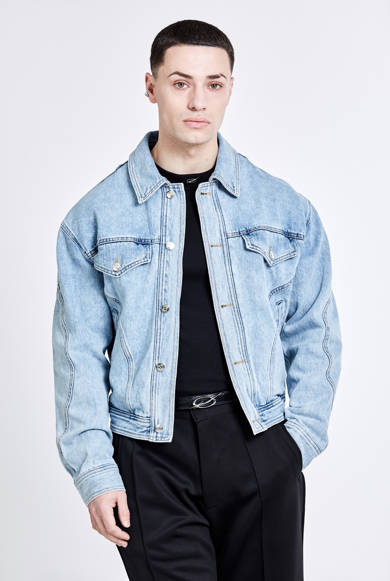 51percent | Tunnel Lining denim Jacket - Light Blue