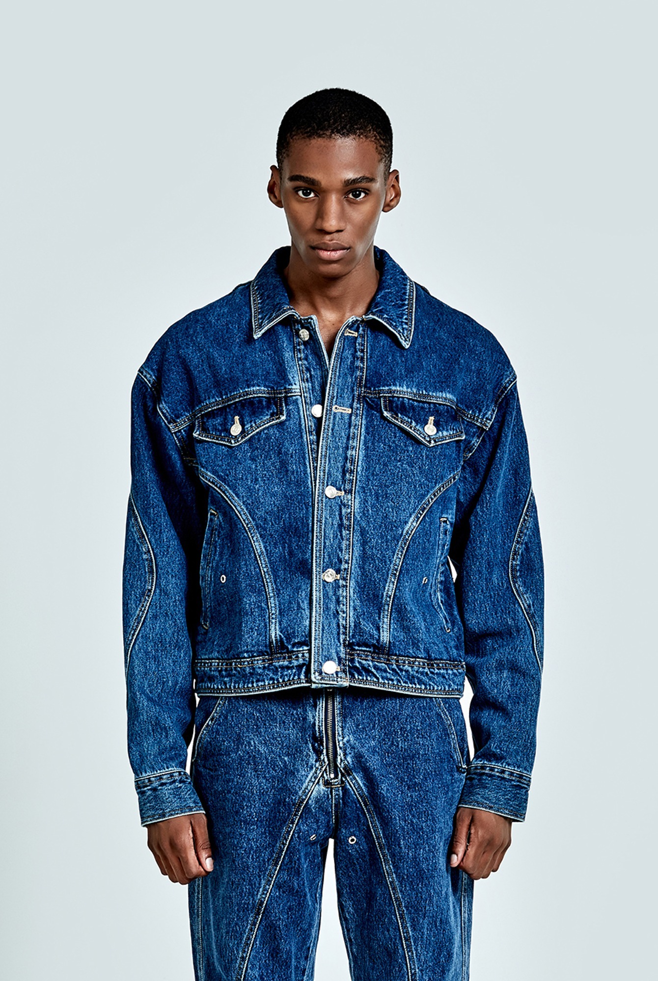 ジャケット・アウター (51percent) Tunnel Lining denim Jacket 51percent | Tunnel Lining denim Jacket