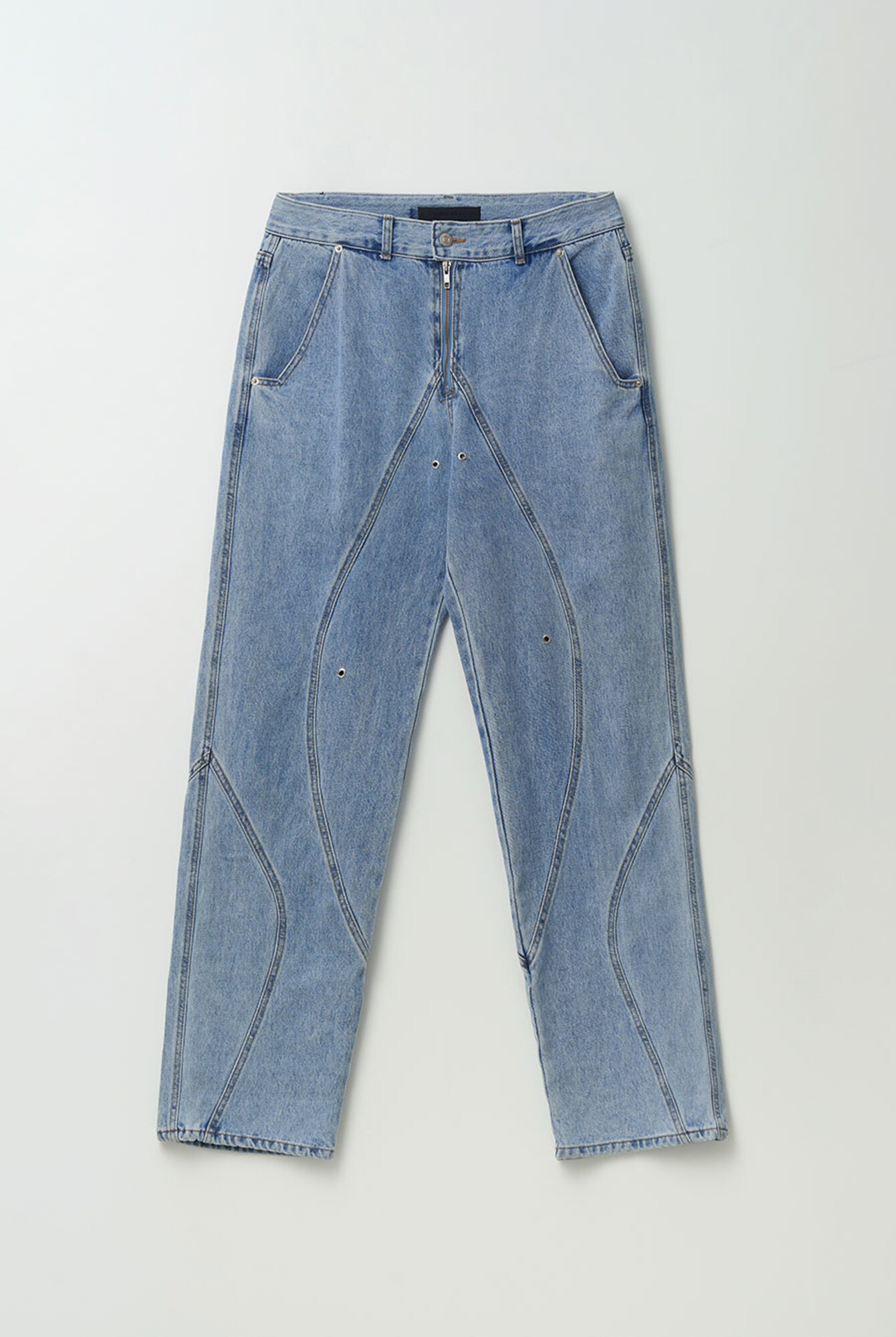 51percent | TUNNEL LINING TROUSER (DENIM) - Light Blue