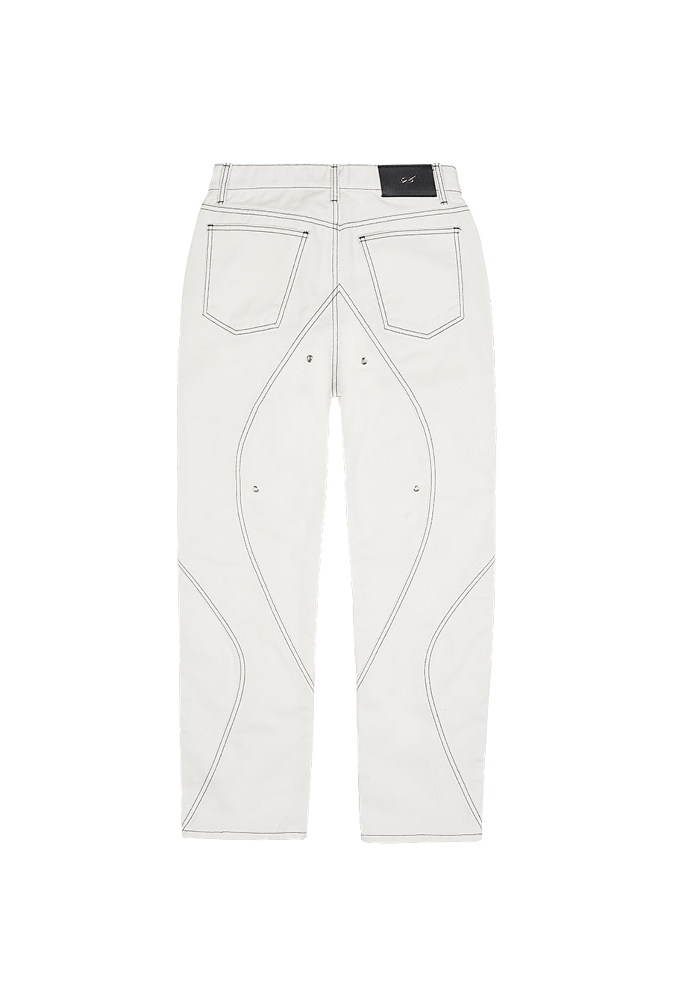 51percent | TUNNEL LINING TROUSER WHITE