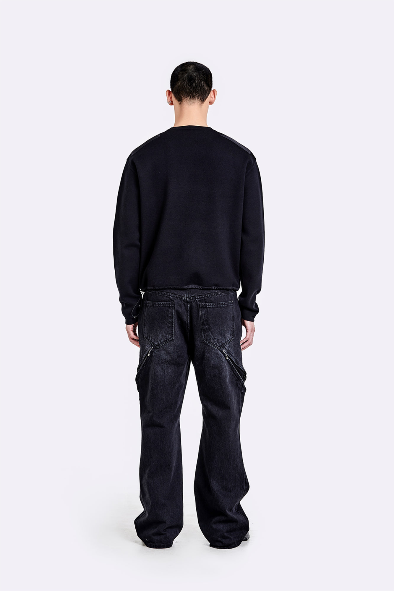 51percent | Devil`s denim pants - Washed black