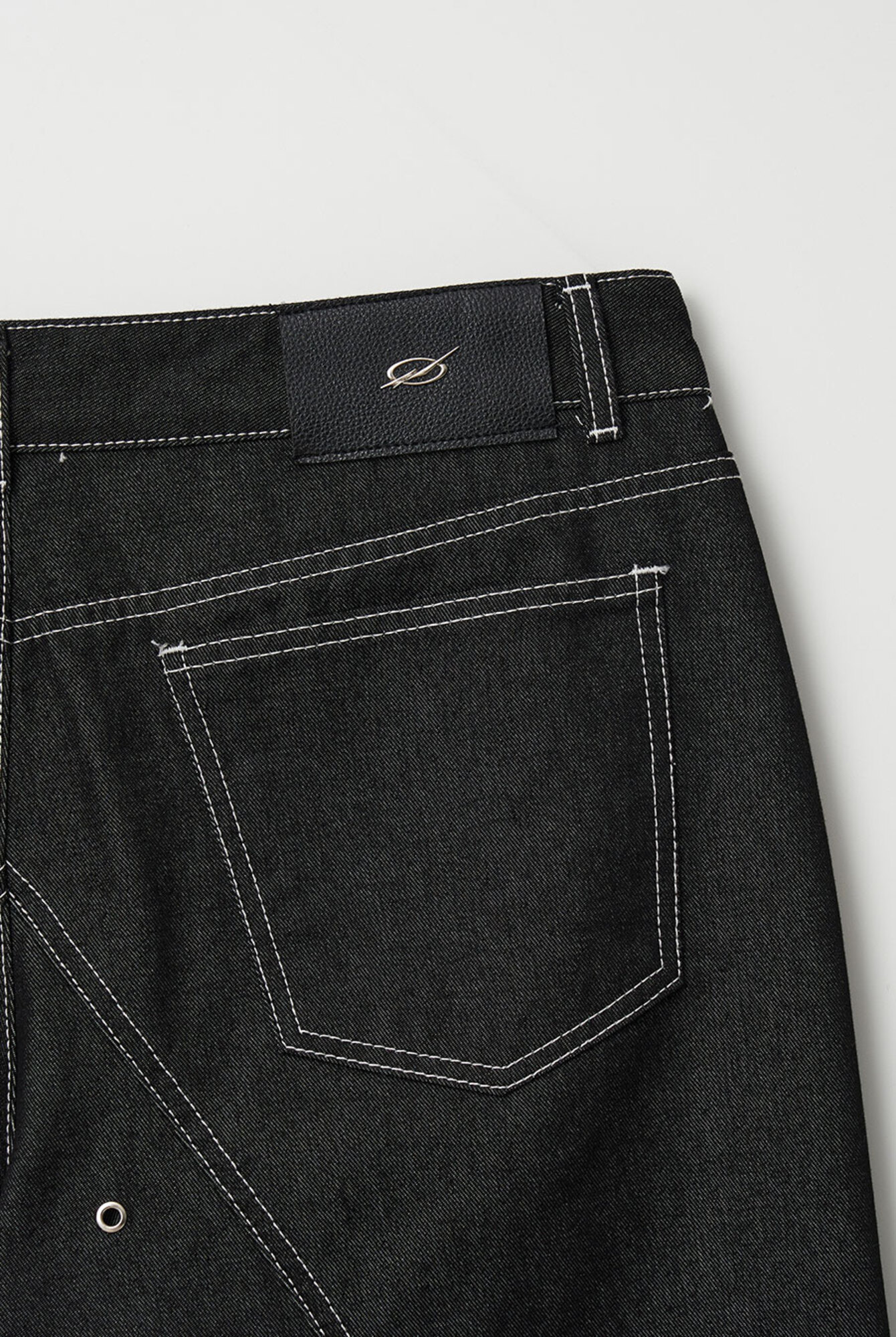 TUNNEL LINING TROUSER (DENIM) - BK - 51percent