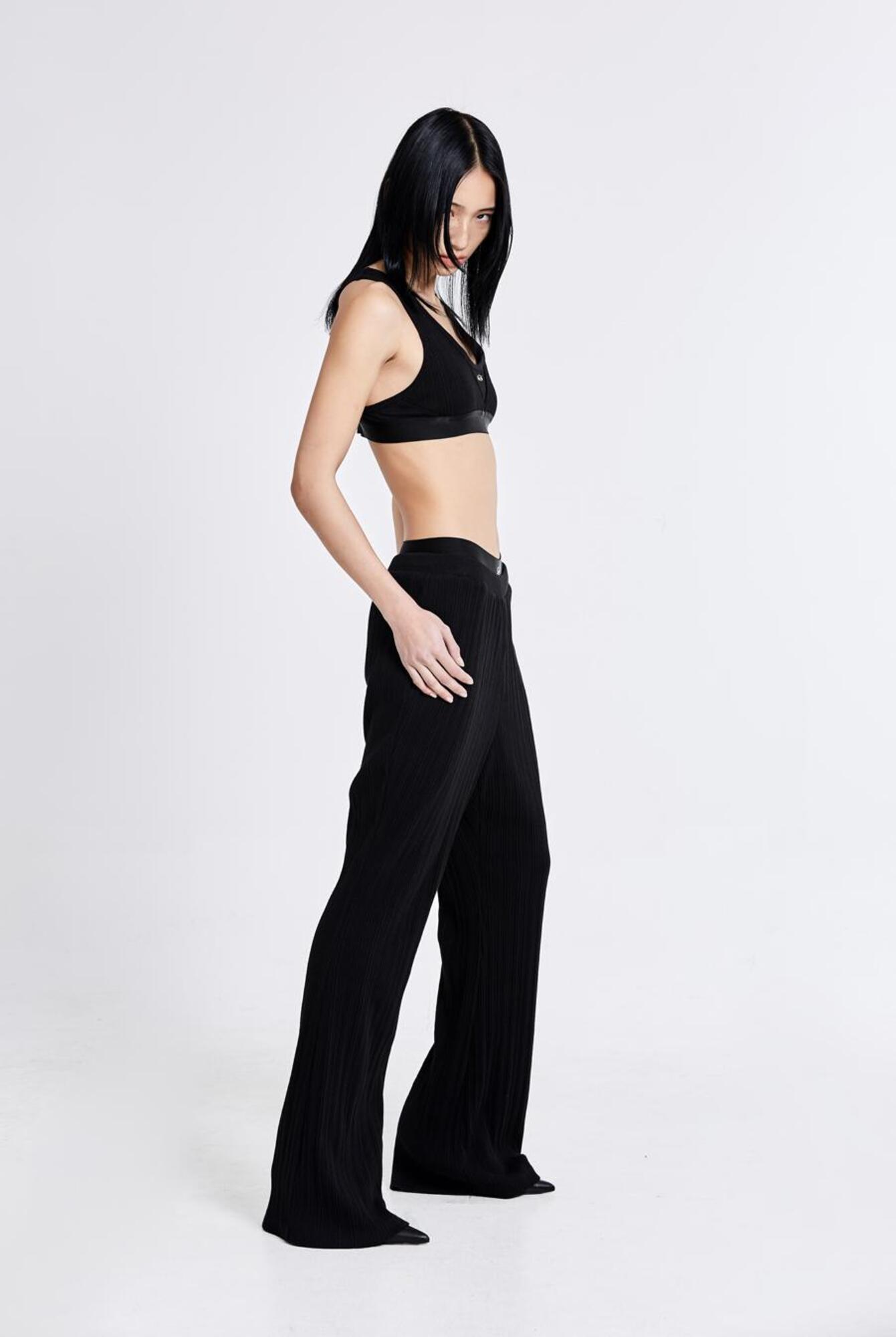【51PERCENT】Irregular bootcut pants - BLACK(woman) Irregular bootcut pants - Black(woman) - 51percent