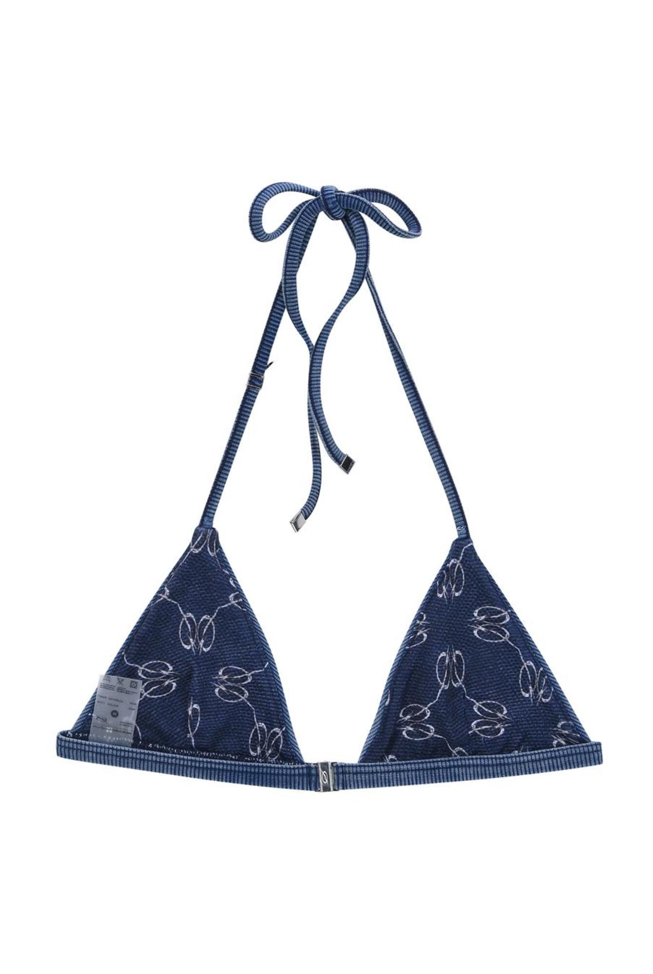【51PERCENT】Denim Jersey Bra Top Denim Jersey Bra Top - Blue (woman) - 51percent