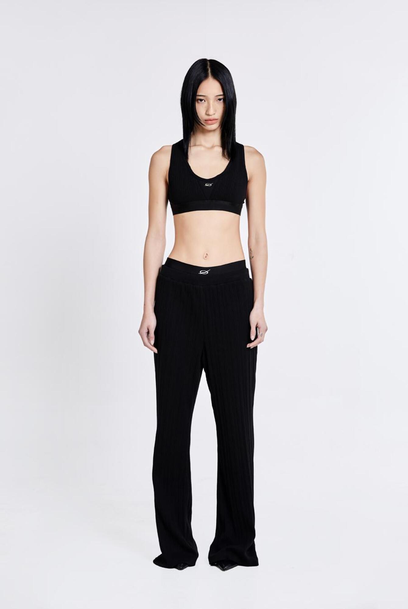 【51PERCENT】Irregular bootcut pants - BLACK(woman) Irregular bootcut pants - Black(woman) - 51percent