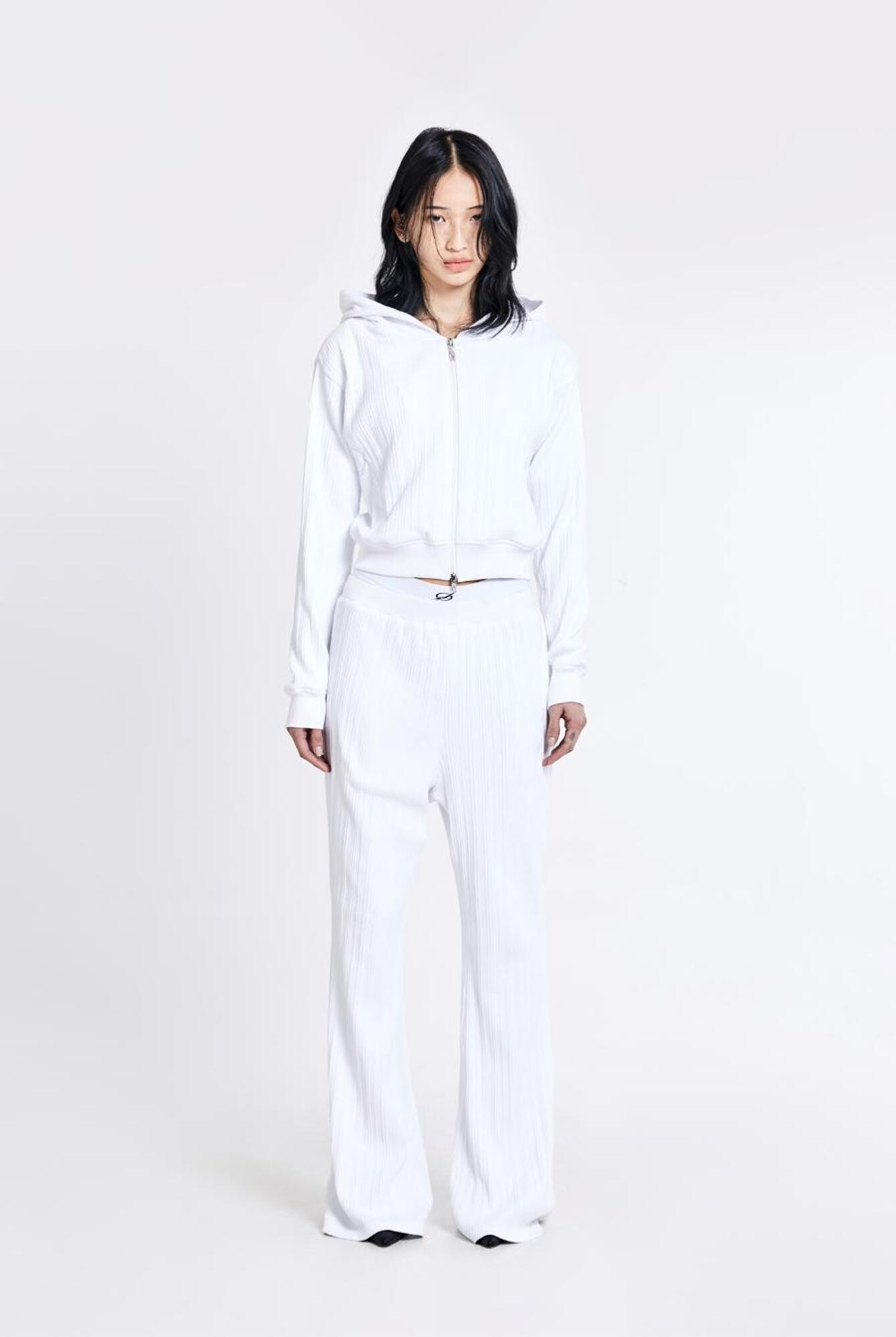 【51PERCENT】Irregular bootcut pants - WHITE(woman) Irregular bootcut pants - White(woman) - 51percent