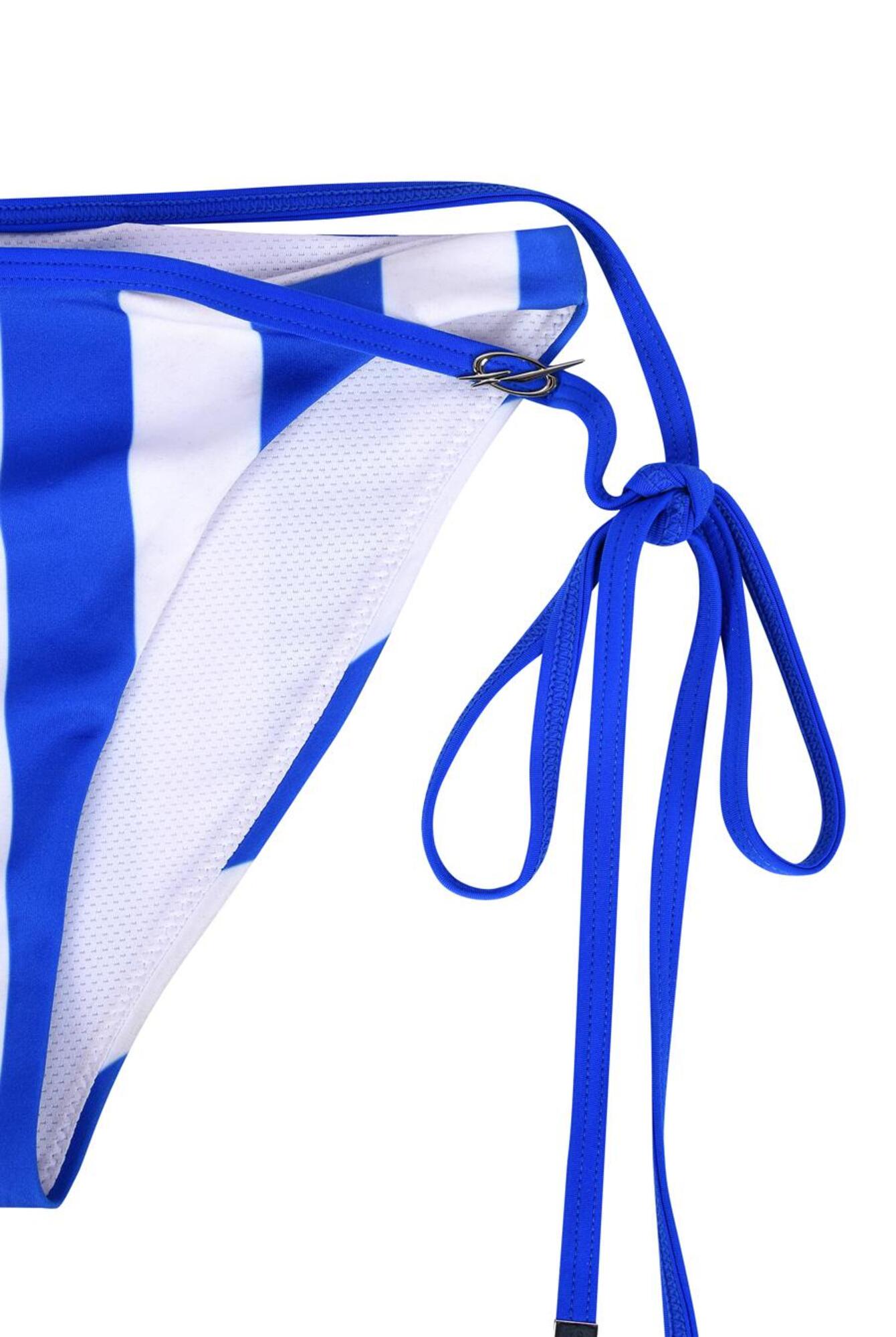 Unbalance Stripe Set-up Bikini - Blue (woman) - 51percent