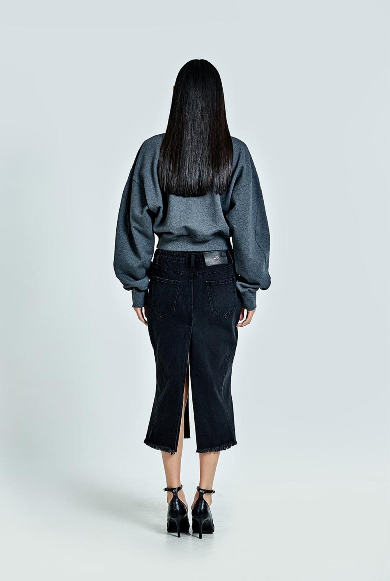 【51PERCENT】Tunnel Lining Mid Skirt - Military(woman) Tunnel Lining Mid Skirt - Black(woman) - 51percent