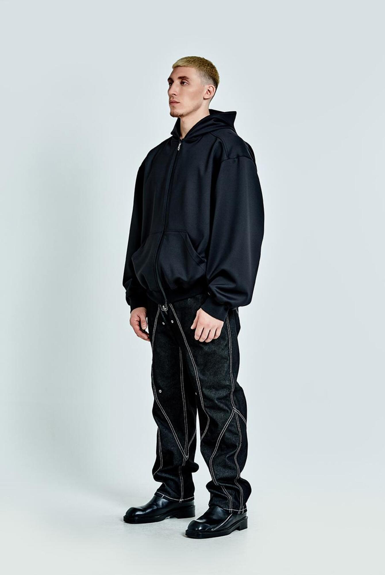 51PERCENT ■ TUNNEL LINING TROUSER (DENIM) TUNNEL LINING TROUSER (DENIM) - BK - 51percent