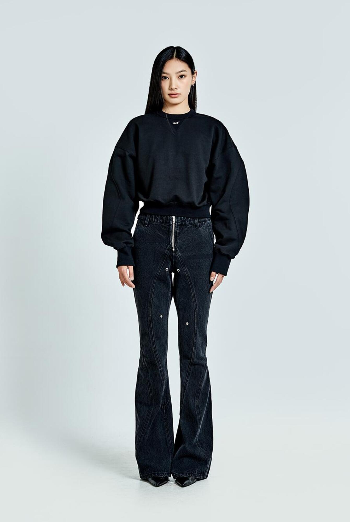 Bootcut Linning Denim pants - Black(woman) - 51percent