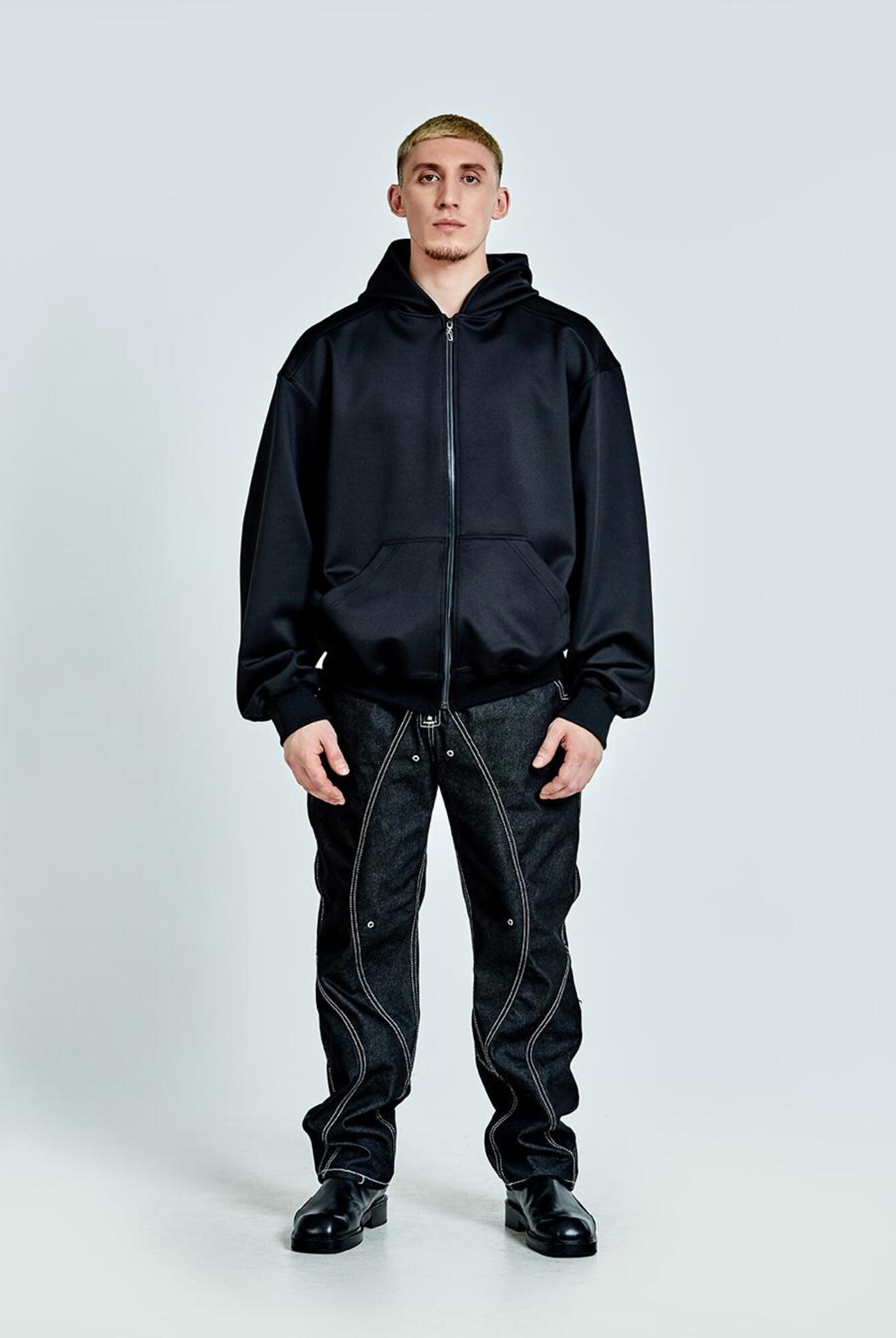 51PERCENT TUNNEL LINING TROUSER 51パーセント TUNNEL LINING TROUSER (DENIM) - BK - 51percent