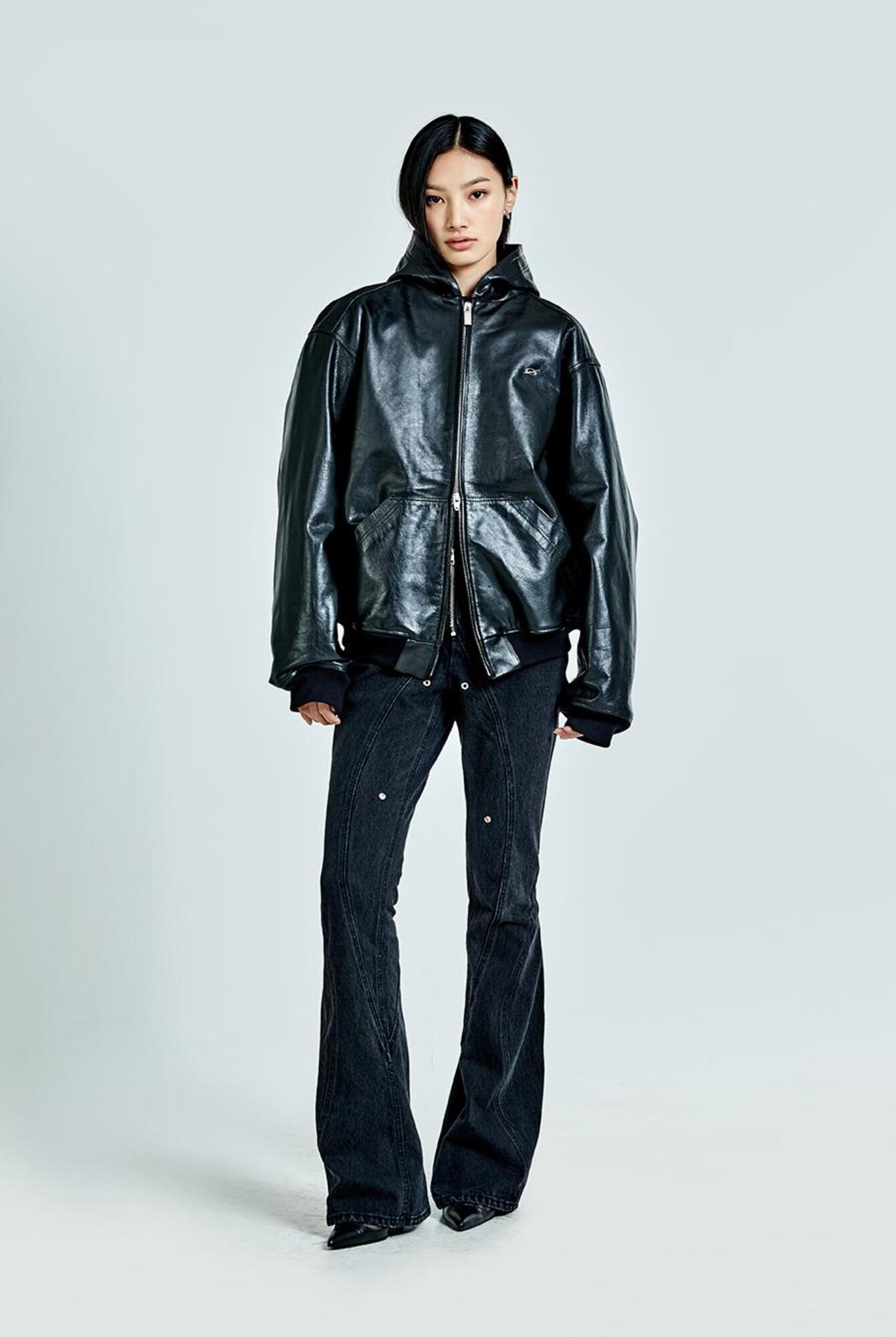 【HELENE PARIS】Washed Bootcut Denim Pants★韓国人気★追跡付 A.PRESSE Washed Denim Wide Pants style 2024.07.13 | 5030 | mark