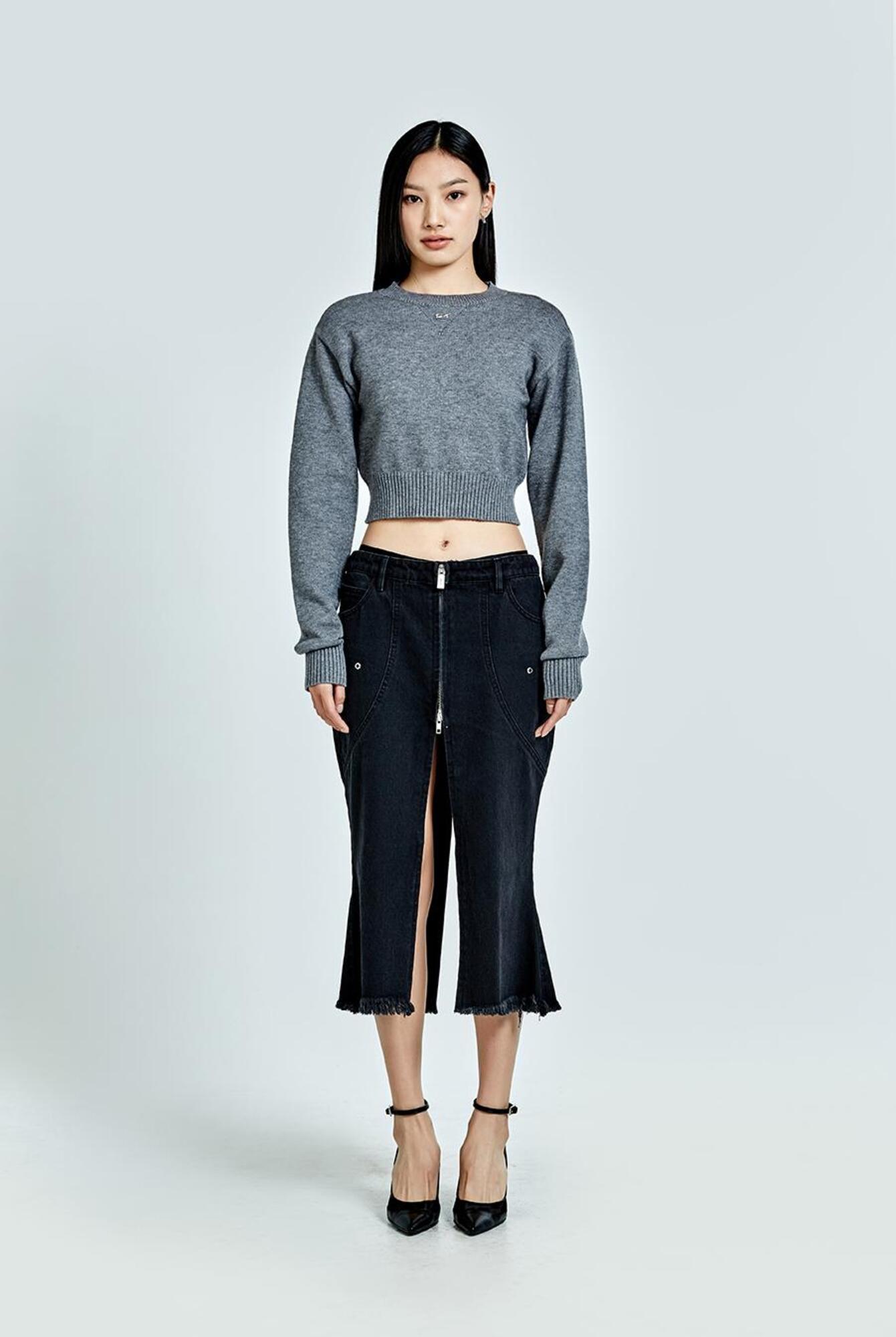 【51PERCENT】Tunnel Lining Mid Skirt - Military(woman) Tunnel Lining Mid Skirt - Military(woman) - 51percent