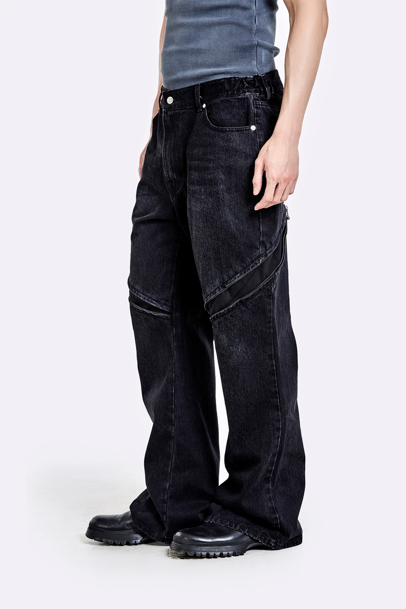 Devil`s denim pants - Washed black | 51percent