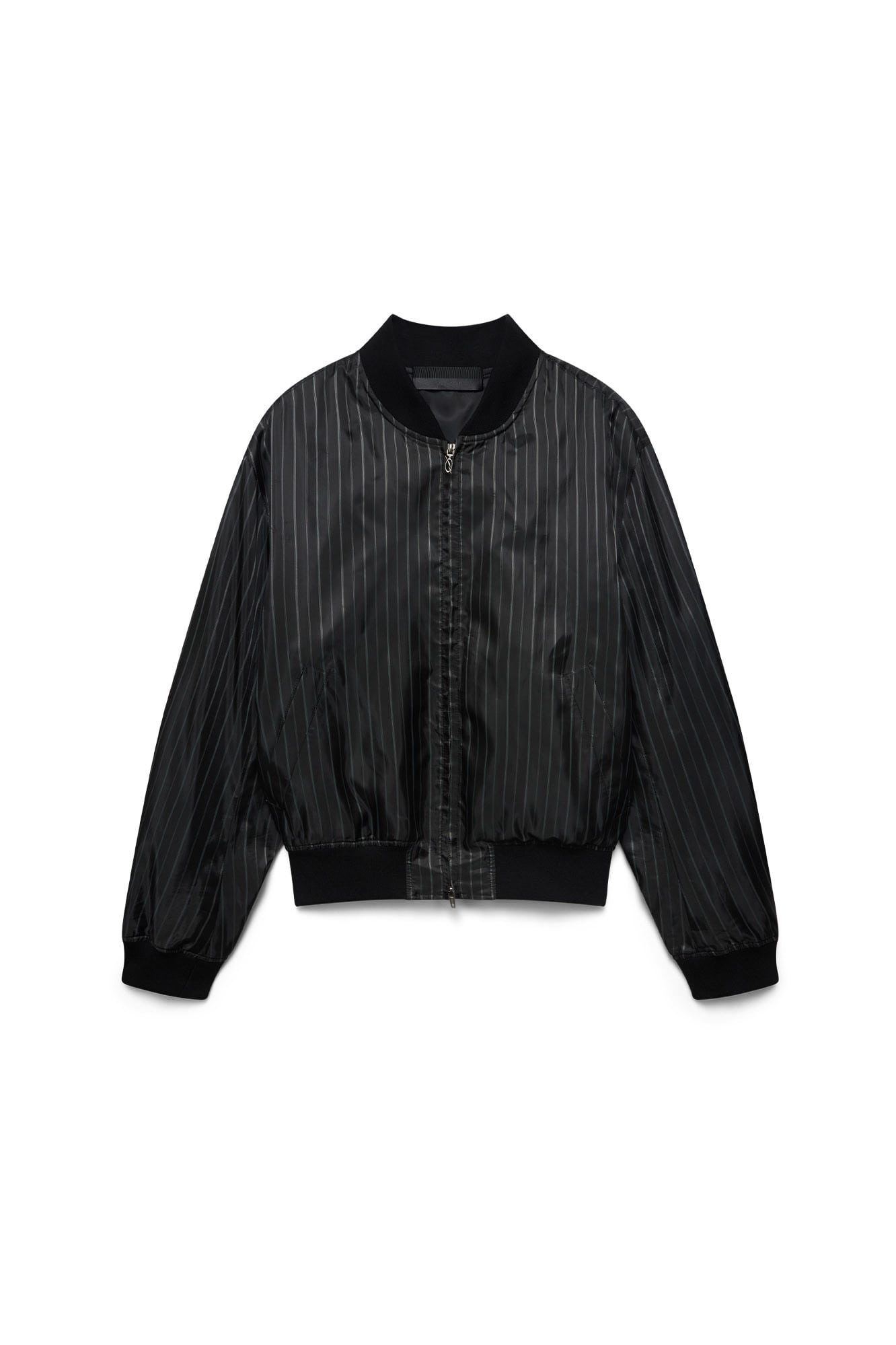 51percent: Minimal Stripe Blouson Black
