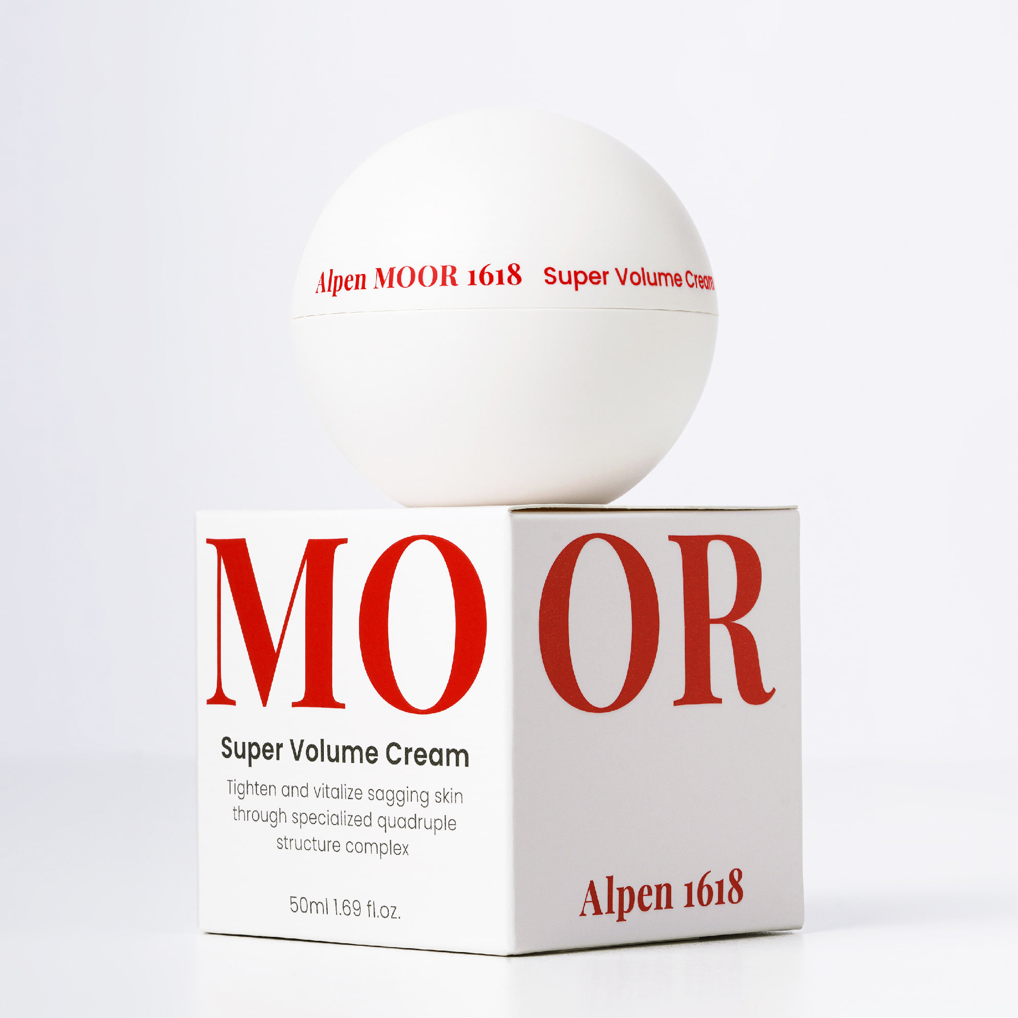 Alpen Moor 1618 Super Volume Cream for plumper looking smile lines neck and mature looking skin