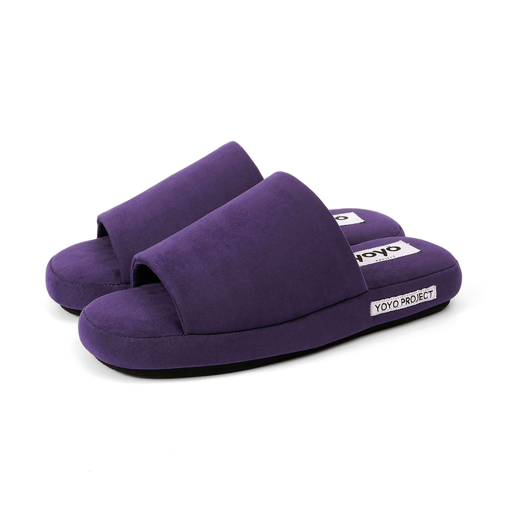 (YOYOPROJECT) SUEDE SHOES(purple)