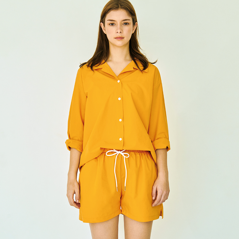 IN＆OUT COTTON PAJAMAS (Yellow)