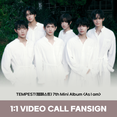 [12/24 3부 영통] TEMPEST (템페스트) 7th Mini Album 'As I am' 1:1 VIDEO CALL FANSIGN EVENT-thumbnail