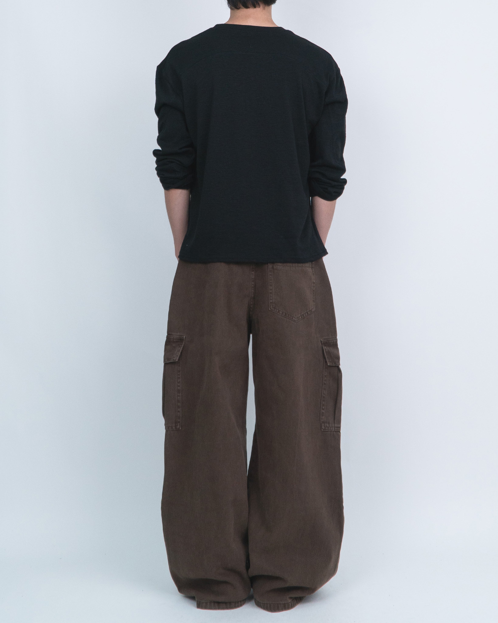 멜빵 스커트/바지 모델 착용 이미지-S1L7