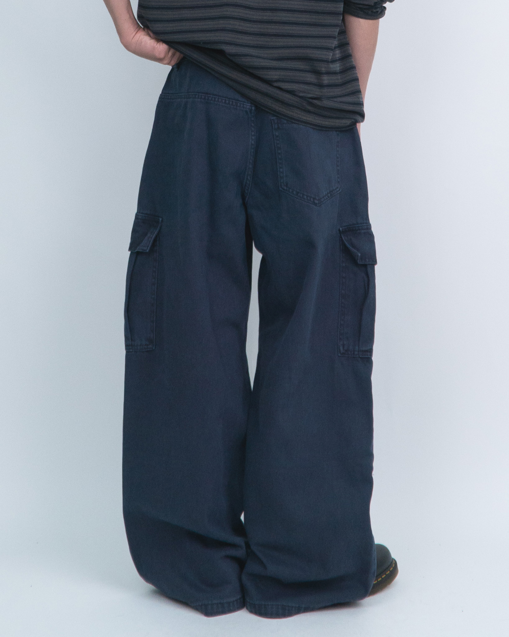 멜빵 스커트/바지 모델 착용 이미지-S1L60